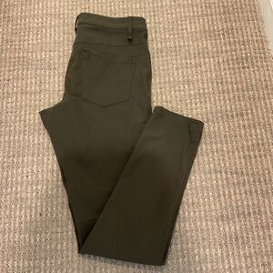 lululemon athletica Dark Olive ABC pant size 30 euc modern trendy